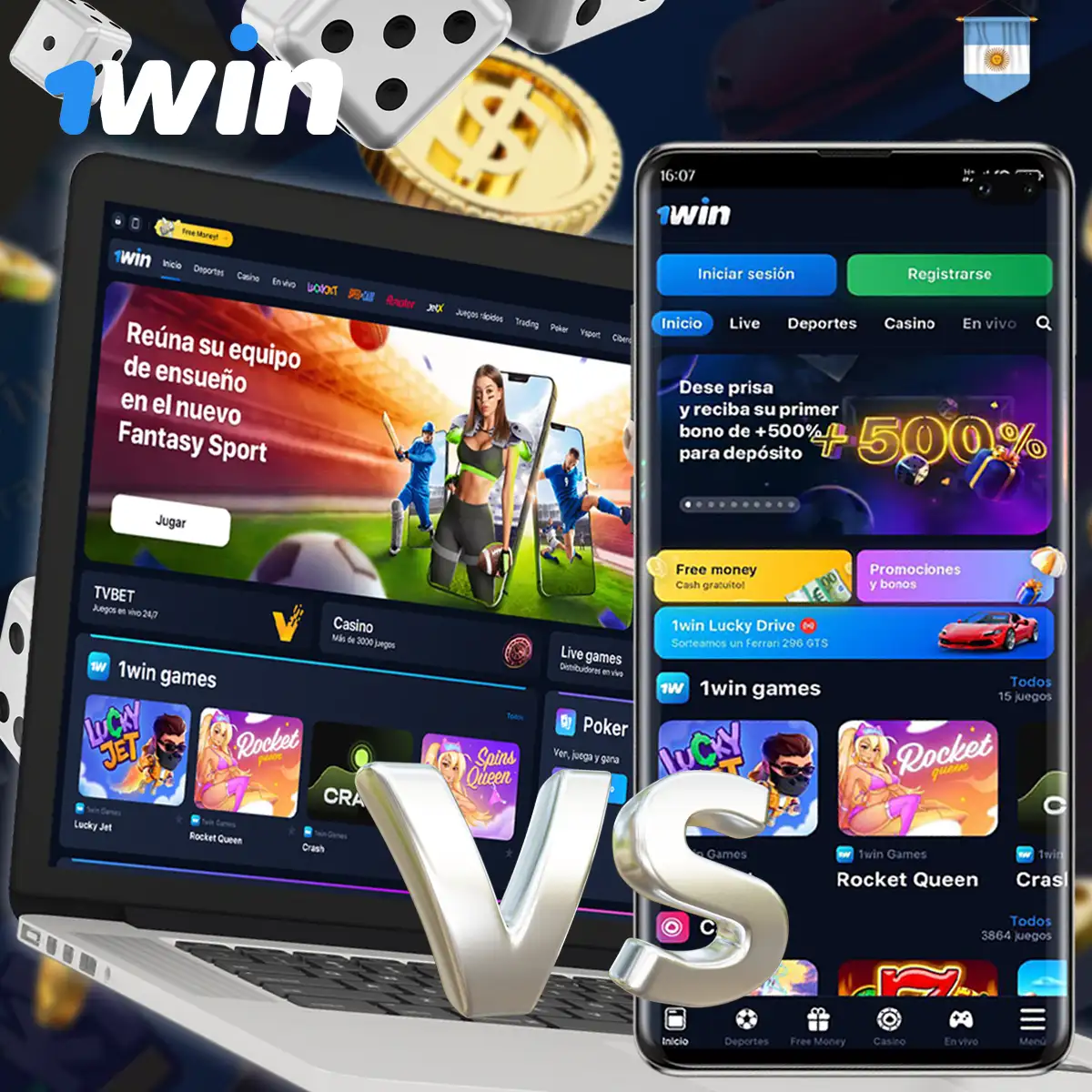 1win app y versión web