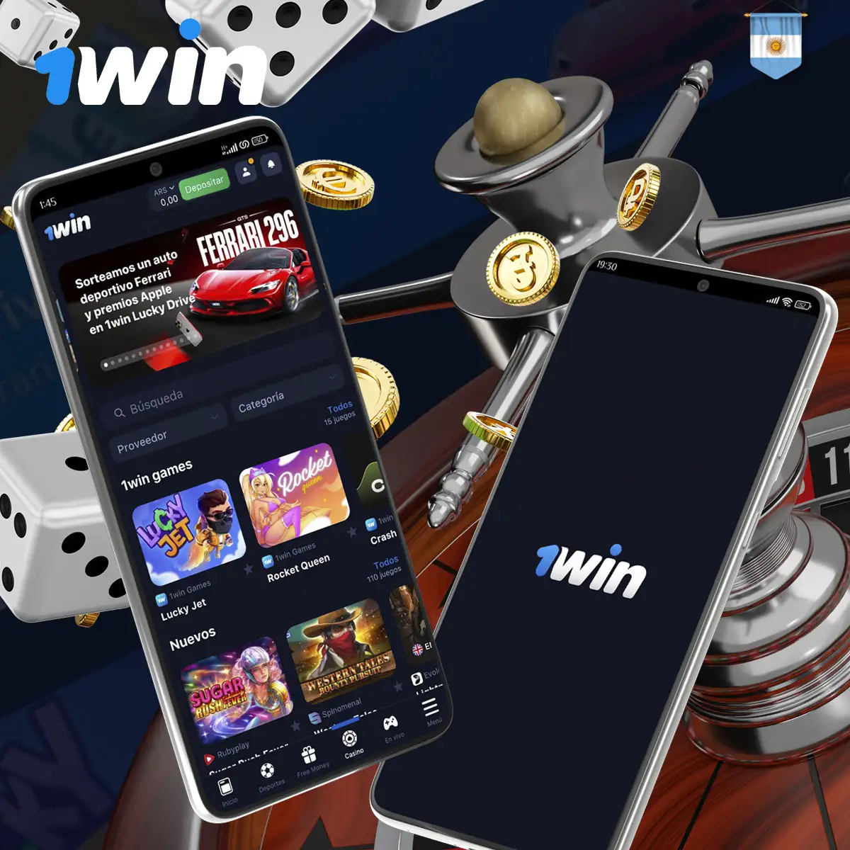 1win Argentina casino app