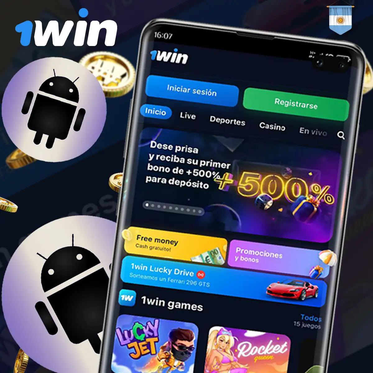 Cómo descargar la aplicación 1win para Android