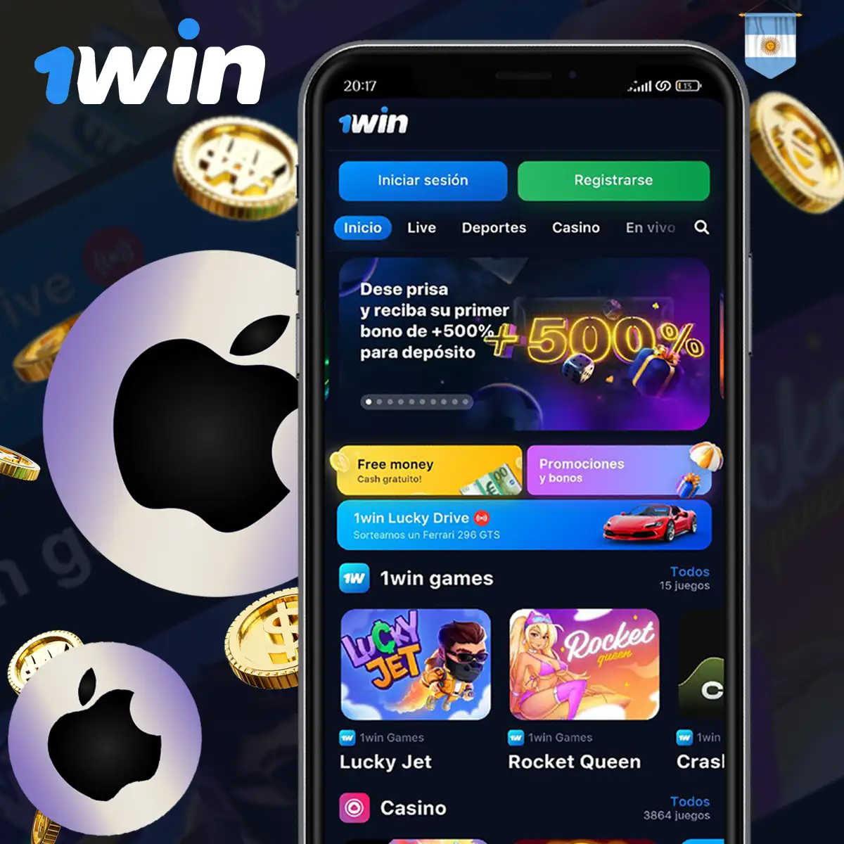 Cómo descargar la aplicación 1win para iOS