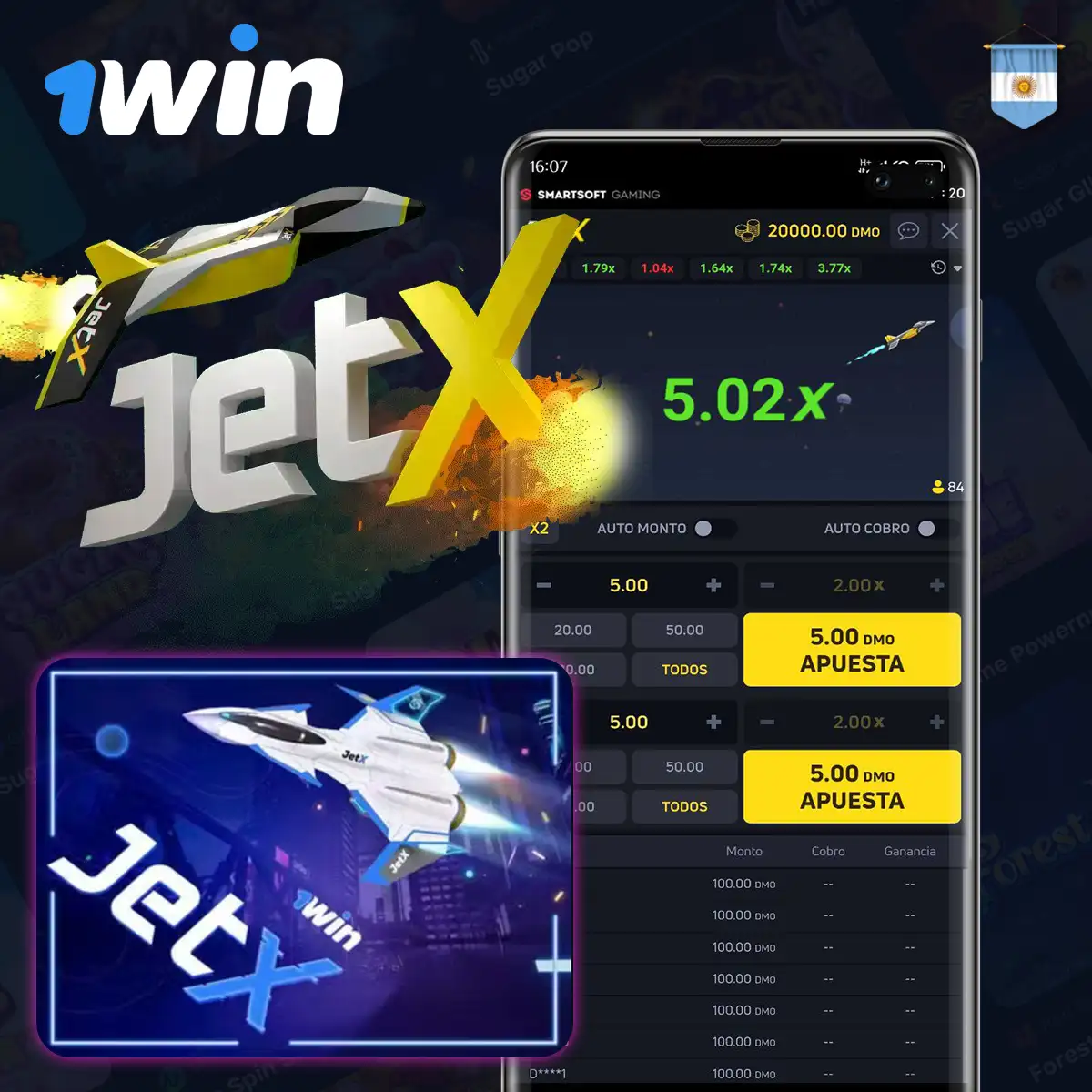 Juego JetX