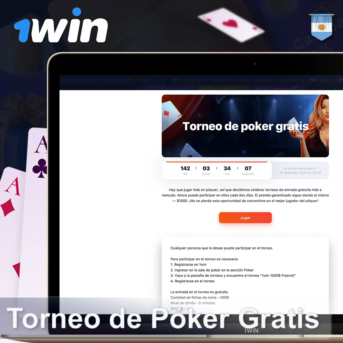 Torneo gratuito de póquer