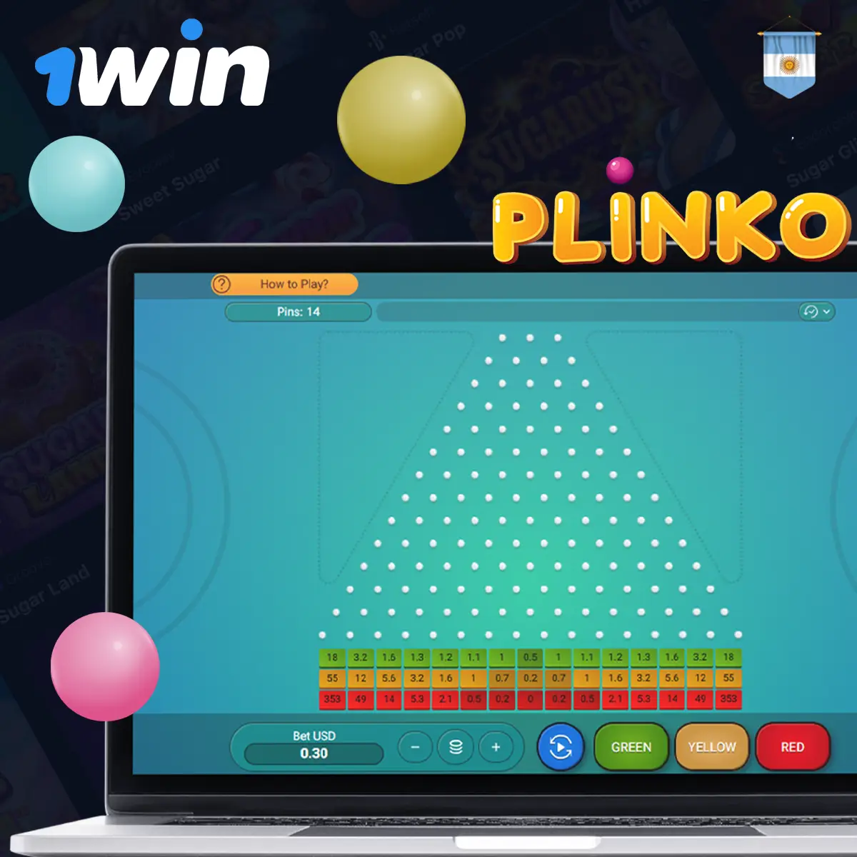 Tips para jugar en Plinko 1Win