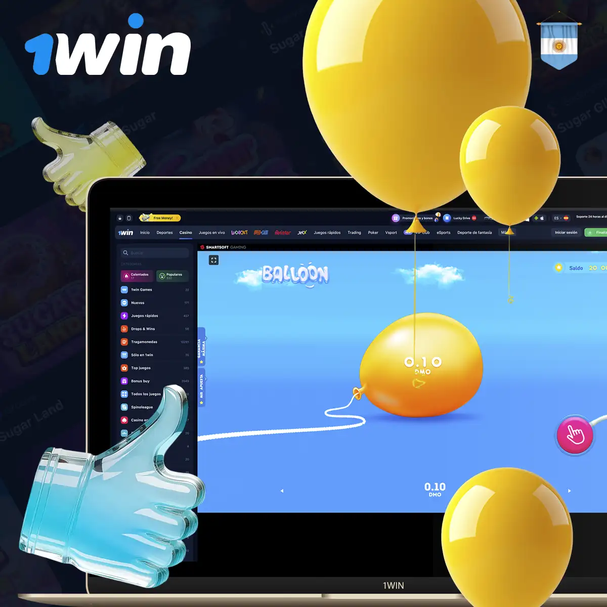 Beneficios de jugar en 1win Aviator Argentina